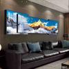 Pintura decorativa de lujo de doble capa con superposición ligera para sala de estar, sofá, fondo de pared, triple pintura colgante, respaldo atmosférico con respaldo de cristal de porcelana y diamante.