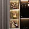 Novo Ornamento de Cristal em Forma de Caqui Estilo Chinês, Tigela de Tesouro para Hall de Entrada, Gabinete de TV, Decoração de Sala de Estar, Presente de Inauguração
