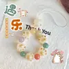 Cadena para Teléfono Móvil con Garra de Gato y Raíz de Bodhi Duobao Estilo Ins Colgante Llavero Cordón Colgante Joyería Femenina Retorcida a Mano