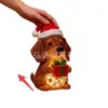 Decoração Criativa de Natal Transfronteiriça Bezerro Luminária Noturna Animal Fofo Desenho Animado Estátua Decoração de Mesa para Casa