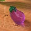 Micro-Paisaje Creativo Simulación Tomate, Maíz, Berenjena que Brilla en la Oscuridad Figuras Lindas Decoraciones DIY Accesorios de Bolsa Sorpresa Mini Adornos