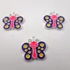 Accesorios para joyería aceite goteando caricatura aleación pequeño colgante DIY colorido abeja joyería colgante para tocado