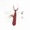 Corbata Roja para Mujer Estilo JK Japonés Estilo Perezoso Corbata Libre Estilo Universitario Corbata para Hombre DK Corbata a Rayas Accesorios para Camisa Moderno