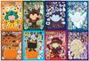 CM2304015 Horror Halloween Niños Anime Vampiro Calabaza Bruja Rompecabezas Rompecabezas DIY Pegatina Facial