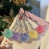 Celebridad de Internet Explosiones Delgadas Brillo Luminoso Estrella Gorda Cuerda para Teléfono Regalo de Mejor Amigo Colgante de Estrella Transparente para Bolsa