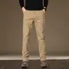 Ropa de Hombre Fengshe / 2026 Otoño-Invierno Nuevo Algodón Elástico Versátil Ligero Negocio Recto Delgado Casual Pantalones Largos para Hombre