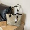 Bolsa Tote Grande e Moderna para Mulheres 2026 Verão Nova Tendência Retro Bolsa de Ombro Simples Casual Bolsa para o Dia a Dia