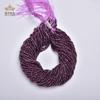 Joyas Haoyu Piedra Natural Redonda Multifacética Cuentas Sueltas Cuentas de Cristal Accesorios para Joyería DIY Pulseras al por Mayor