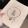 Pulsera Super Brillante con Circonita Microincrustada para Mujer, Pulsera de Cristal de Lujo Ligero de Gama Alta, Nueva Joyería Popular de Venta al por Mayor 2026