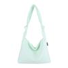 Bolsa Casual Plissada de Tecido de Nylon Simples e Moderna de Grande Capacidade 2025 Estilo Novo de Primavera Bolsa Dumpling Transversal de Ombro Personalizada