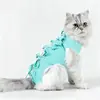 Ropa de Esterilización para Gatos Ropa de Destete para Gatas Ropa Postoperatoria Antilamido para Mascotas Correa para Gatas Ropa Quirúrgica para Gatos