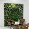 Parede de Plantas Parede de Fundo de Plantas Verdes Decoração de Parede Interna Varanda Cabeça de Porta Tridimensional Gramado Artificial Biônico