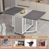 Combinação de Mesa de Jantar Dobrável Moderna Simples Mesa de Jantar para Apartamento Pequeno Removível Mesa de Jantar Mesa Retangular para Casa