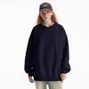 Sudadera de Felpa Pesada de 500 g con Cuello Redondo para Hombres y Mujeres, Adecuada para Primavera, Otoño e Invierno, Versátil Estilo Americano Básico Holgado Casual