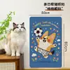 Placa de arranhar para gatos é resistente ao desgaste e não solta fiapos, evita que gatos arranhem o sofá, arranhador vertical para gatos montado na parede, tapete arranhador de brinquedo para gatos adesivo