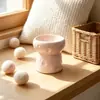 Popular Tazón Cerámico para Mascotas con Temática de Queso, Tazón Elevado para Gatos, Tazón para Comida de Perros y Gatos que Protege el Cuello, Tazón Estético para Alimentación de Mascotas