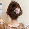 Pinzas para el pelo de felpa de otoño e invierno, nuevo estilo 2026, pinzas de tiburón de alta gama y exquisitas para la parte posterior de la cabeza, accesorios para el cabello de dibujos animados