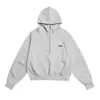 Sudadera con capucha para hombre Jia Yi Ku Primavera/Verano Nueva Marca Trendy Retro Americana con Sentido del Diseño y Cuello Semiabierto