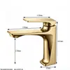 Grifos para lavabo transfronterizos, grifos de encimera de alta gama, venta al por mayor transfronteriza, grifos de agua fría y caliente reforzados y engrosados para proyectos de construcción