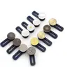 Hebilla de Cintura Expandible Botones sin Clavos Metálicos Extraíbles Extensión de Cintura para Pantalones de Mezclilla Pequeño Cambiado Botones Telescópicos Ajustables