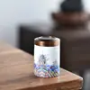 Frasco Portátil de Viaje Sellado de Esmalte Frasco Pequeño Portátil para el Hogar de Cerámica Caja de Empaque para Té al por Mayor Caja de Regalo