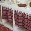 Cortina de Horno Minimalista Transfronteriza con Lazos de Encaje, Cortina Pequeña para Puerta sin Taladro, Cortina Divisoria para Dormitorio, Cocina y Armario