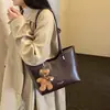 Bolso de Mano Melanoid para Viajes de Negocios para Mujer 2026 Nuevo Otoño Retro Versátil Bolso de Hombro Bolso Cubo de Gran Capacidad