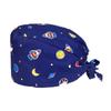Gorro de Doctor Personalizado Gorro Recto Fino Ajustable Gorro Quirúrgico Color Sólido Estampado Patrón Corbata Gorro de Trabajo Estampado