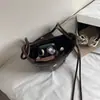 Bolso de Calabaza de Diseño Único para Mujer, Bolso Cubo Versátil y de Moda, Bolso de Hombro Retro Simple y de Alta Gama para el Trabajo