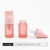 Huayi Moldagem por Injeção Tubo de Batom Semi-transparente Materiais de Embalagem Personalizados Cor Maquiagem Batom Brilho Labial Cosméticos HY-5505