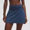 Saia de Tênis Yushuai de Secagem Rápida Cintura Alta Plissada Anti-Exposição Saia Evasê com Bolsos Short de Yoga Saia Curta Esportiva de Golfe