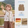 [Novo Colete Reversível Infantil Outono Quente Roupas de Outono para Meninas Tops Roupas Pequenas para Bebês Meninos]