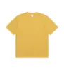 Camiseta de Algodón de Xinjiang 230g Algodón Pesado Manga Corta para Hombre y Mujer Parejas Media Manga Verano Blanca Cuello Redondo Camiseta Básica Holgada
