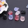 Cuentas de Cristal Retro de Moda Zorro de Nueve Colas Pequeño Zorro Perforado Colgante Material Antiguo Accesorios de Joyería de Shan
