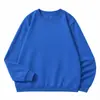 Sudadera con Cuello Redondo de Algodón Loopback de 380g, Marca de Moda Transfronteriza, para Hombres y Mujeres, Color Sólido, Corte Holgado, Hombros Caídos, con Felpa Interior, Top de Manga Larga Otoño/Invierno