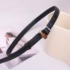 Cinturón negro de alta calidad, cadena para la cintura, costura decorativa, falda de moda, traje, sello de cintura, cinturón de jeans, nuevo