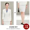 Traje de outono com mangas compridas para mulheres, vestimenta profissional de alta qualidade, uniforme de trabalho para recepção de hotel OL, uniformes para salão de beleza e joalheria