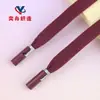Cordón Plano de Poliéster-Algodón de 1.0 cm, Cordón para Sudadera Casual, Cordón de Cintura Colorido, Set con Cascabel Metálico Colgante, En Stock