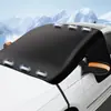 Capa de Neve para Carro, Para-brisa Dianteiro de Inverno, Cobertura Ampliada de Proteção Solar, Ímã Espessado, Capa de Neve à Prova de Vento e Impermeável para Carro