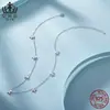 Colar Dinâmico Clássico Aiful S925 Prata Esterlina Moissanita Brilhante Banhado a Platina Joia Versátil para Mulheres