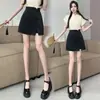 Nueva falda corta retro de estilo chino línea A para mujer, nuevo modelo de verano 2026, falda corta de estilo étnico de cintura alta adelgazante