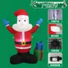 Modelo de Papá Noel Inflable Transfronterizo, Decoración Inflable de Regalo de Papá Noel, Inflable Navideño para Jardín Exterior