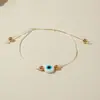 Accesorios Pulsera de Ojo del Diablo Bohemia con Cuentas Pulsera Elástica Personalizada Ojo Pulsera de Buena Suerte de Año Nuevo al por Mayor