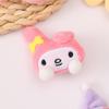 Broche de felpa de dibujos animados lindo muñeco caniche de jade pequeño colgante bolsa joyería diy accesorios para ropa al por mayor