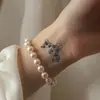Dulces y Frescos Estilo Ins Tatuaje Herbal para Dedos Pegatinas Impermeables Hermosas Mujeres Larga Duración Jugo No Reflectante Moda Pequeña Imagen Dibujo Animado