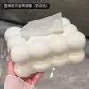 Caixa de Lenços Estilo Creme Sala de Estar Luxo Leve de Alta Qualidade Gaveta de Papel Enfeites de Casa Decoração Criativa Gaveta de Papel Criativa de Alta Qualidade