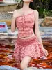 Conjunto de Biquíni Duas Peças Estilo Tailandês Super Bonito Transfronteiriço para Mulheres ins Alto Valor Sexy Hot Girl Biquíni de Férias Estilo Puro Desejo