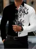 Camisa de manga larga con bloques de color para hombre transfronteriza, top casual, atuendo de negocios para hombre
