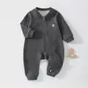 Mameluco Cálido de Lana y Seda para Primavera y Otoño, Pelele con Cremallera Clase A para Bebés y Niños Pequeños, Traje Unisex para Gateo al Aire Libre de Bebé