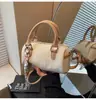 Bolso Boston retro de moda coreana transfronteriza para mujer, primavera y verano 2025, nuevo bolso de almohada, bolso cruzado de hombro para mujer